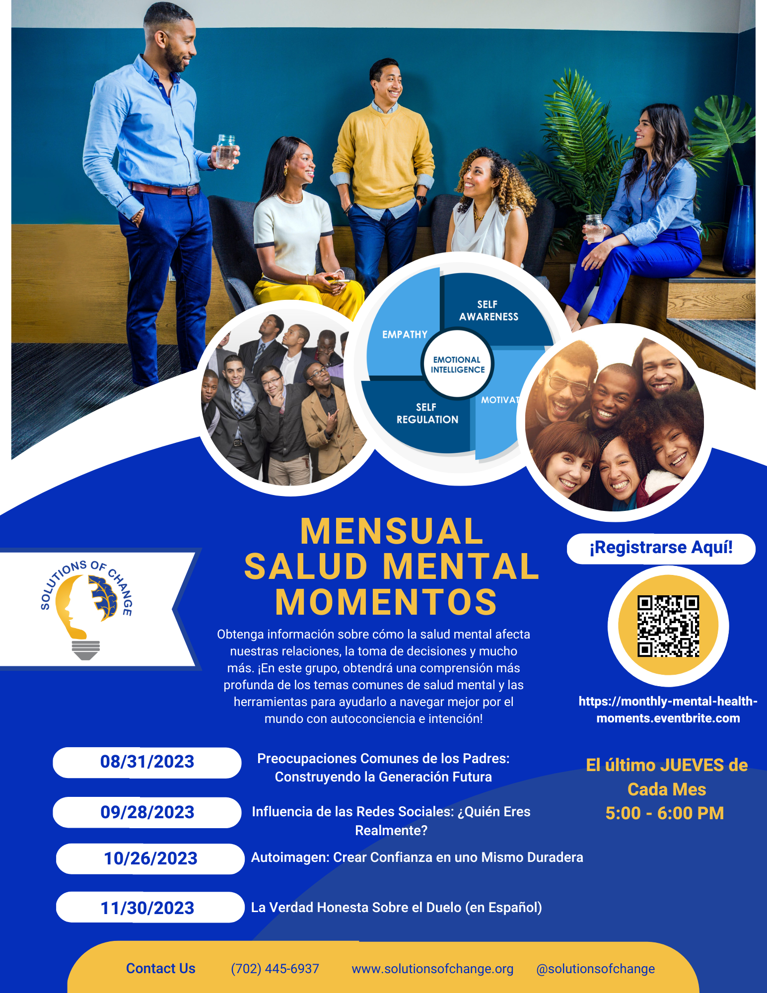 2023 Monthly Mental Health Moments Spanish